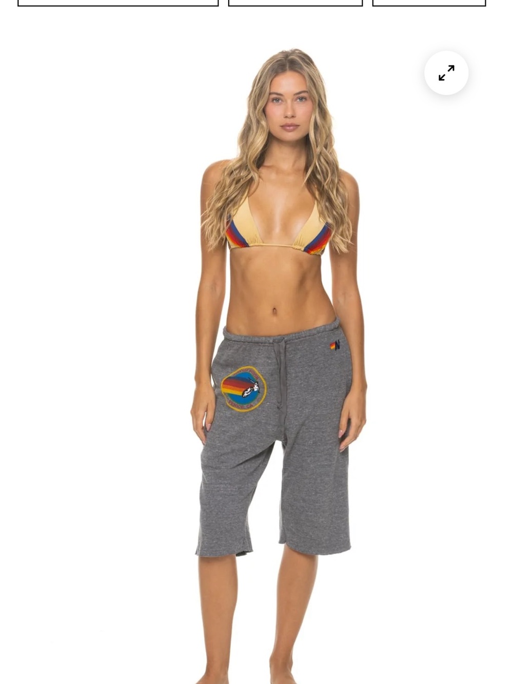 Aviator Nation Venice Sweatshorts - Heathered Grey